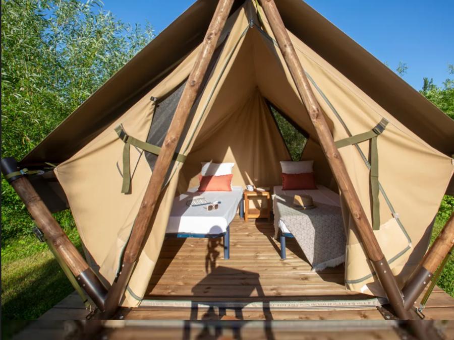 Tente 2 personnes - Insolite Confort 1 chambre (sans cuisine - sans sanitaires) 0