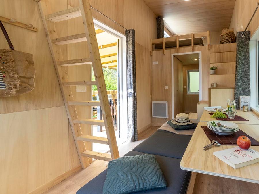 Hébergement 4 personnes - Tiny house PREMIUM- 2 chambres 6