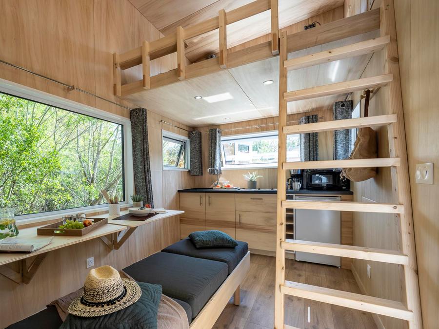 Hébergement 4 personnes - Tiny house PREMIUM- 2 chambres 7