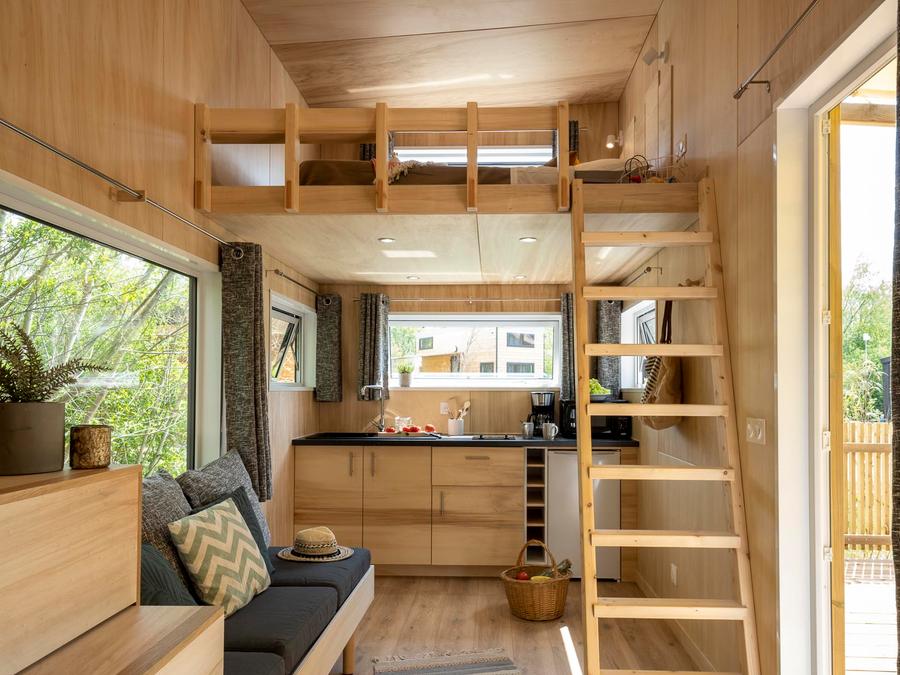Hébergement 4 personnes - Tiny house PREMIUM- 2 chambres 5