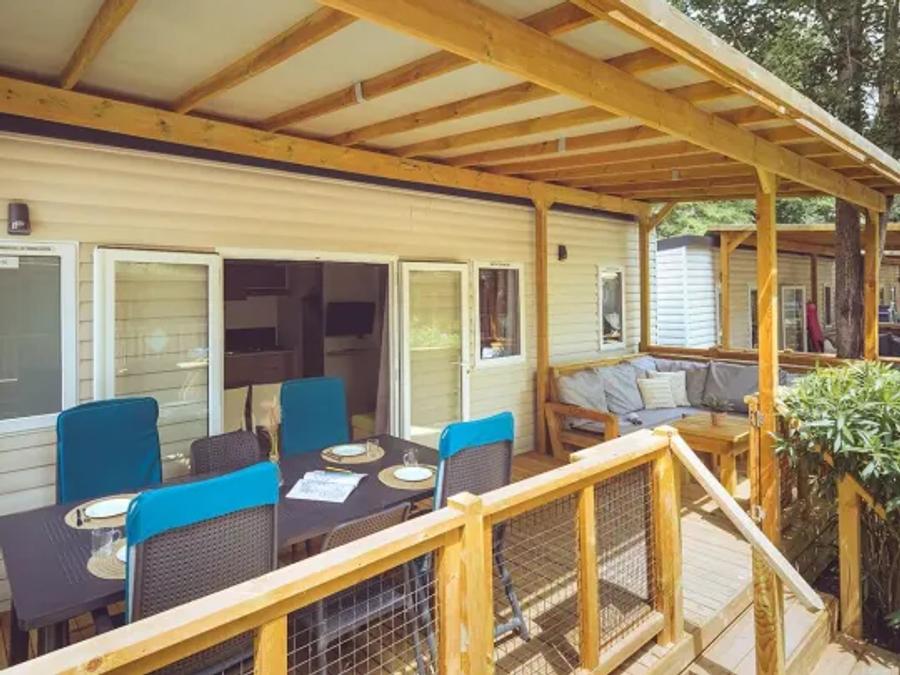 Mobilhome 6 personnes - Premium 3 chambres 2 salles de bain Lounge 0