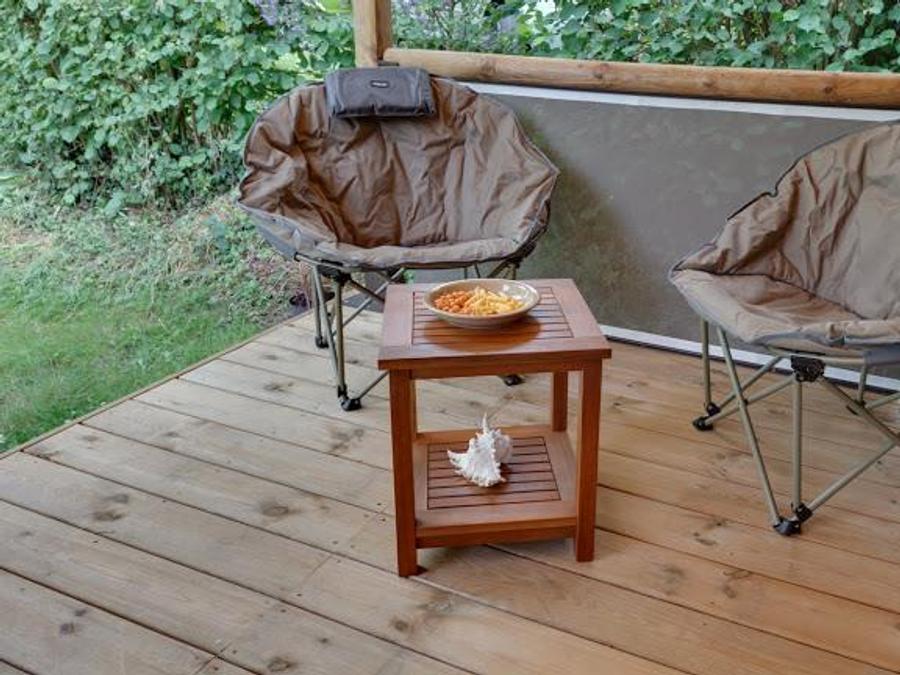 Tente en toile et en bois 5 personnes - VICTORIA LODGE - sans sanitaires 20 m² 3