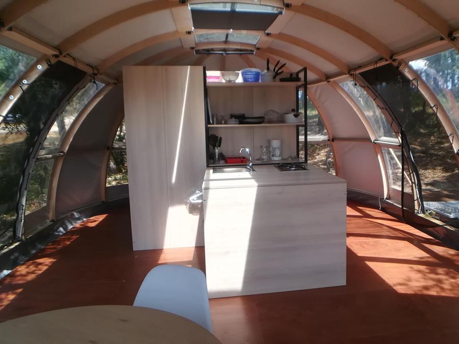 Hébergement 4 personnes - DOME PANORAMIQUE - Sans sanitaires 1