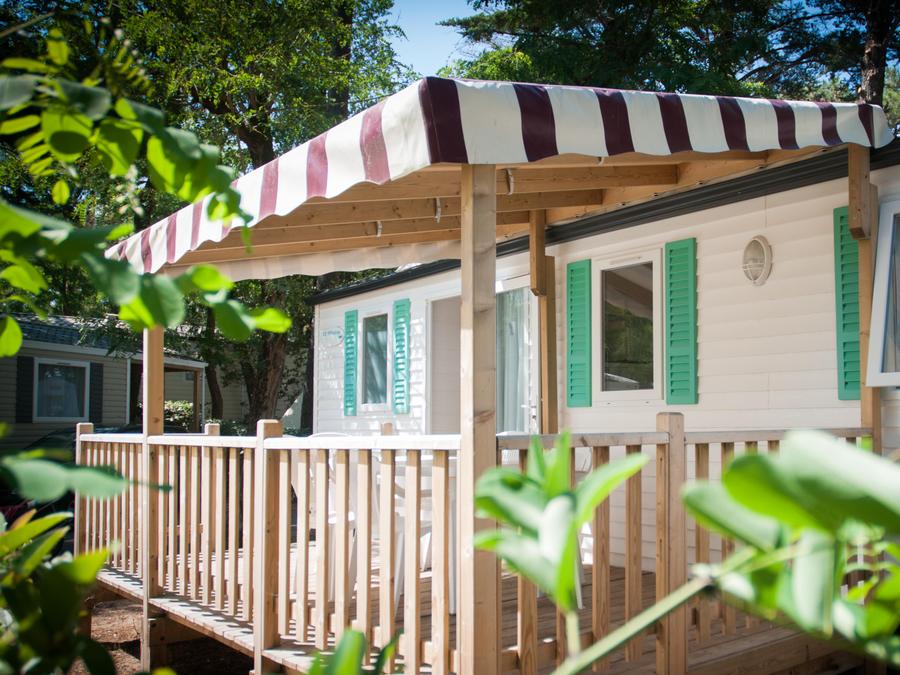 Mobilhome 6 personnes - ECO Mobil home 3ch. MAGDALENA (+ de 10 ans) 29m² + Terrasse semi-couverte 6 pers 0
