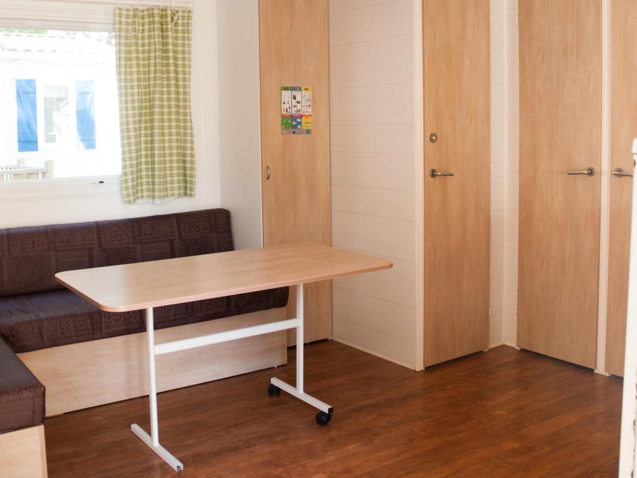 Mobilhome 6 personnes - ECO Mobil home 3ch. MAGDALENA (+ de 10 ans) 29m² + Terrasse semi-couverte 6 pers 1