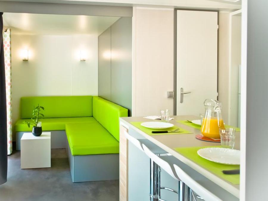 Mobilhome 6 personnes - CONFORT Mobil home 2ch. CALYPSO (2016) 28m² + terrasse semi-couverte 4/6 pers 2
