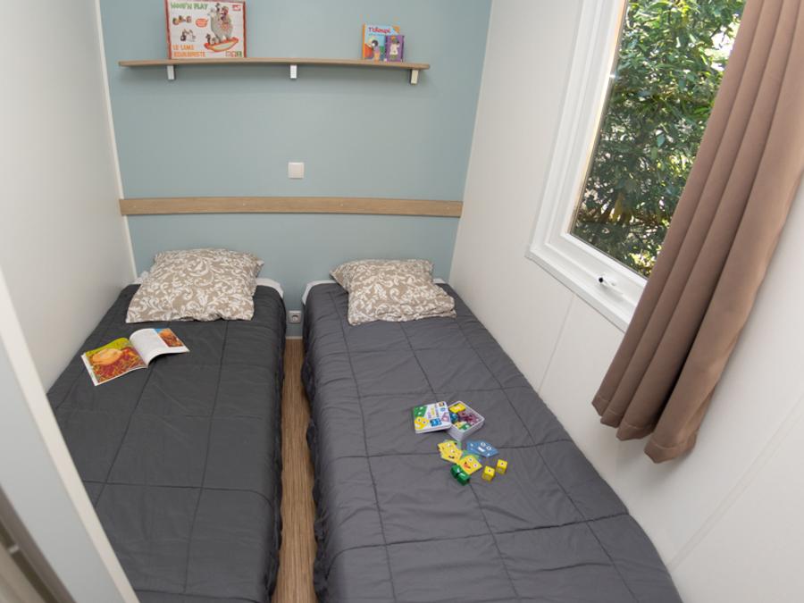 Mobilhome 8 personnes - CONFORT Mobil home 3ch. EMBRUNS (2017) 30m² + Terrasse semi couverte 6/8 pers 10