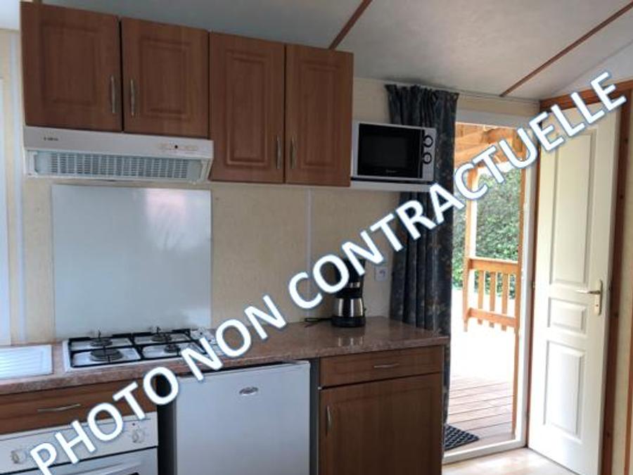 Mobilhome 4 personnes - ECO Mobil home 2 ch. CELENIA (+ de 10 ans) 25m² + Terrasse semi-couverte 4 pers 4