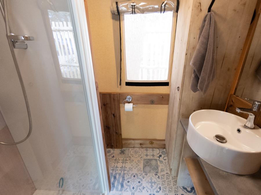Tente 5 personnes - Tente 2ch. GIROFLEE (2023) 32 m² + Terrasse semi-couverte 4/5 pers 4