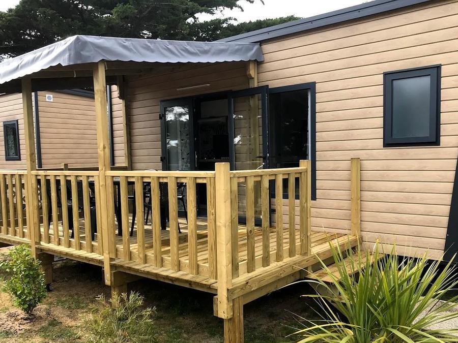 Mobilhome 6 personnes - Mobil-home Riviera Lodge - 3 chambres - 32m² 6 pers 9