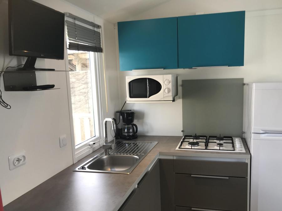 Mobilhome 4 personnes - Mobil-home Moana - 2 chambres - 28m² 4 pers 17