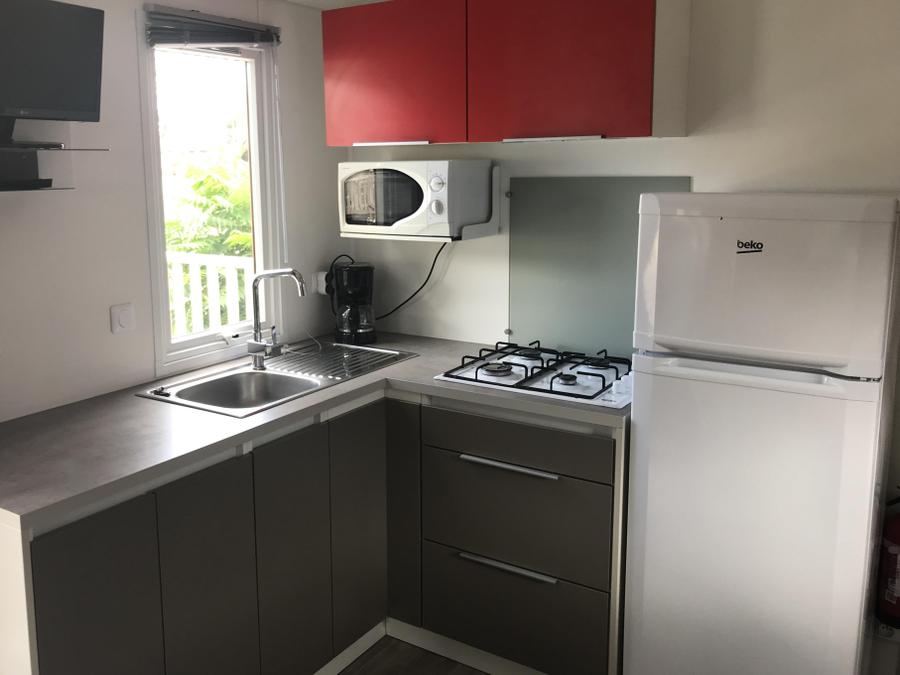 Mobilhome 4 personnes - Mobil-home Moana - 2 chambres - 28m² 4 pers 4