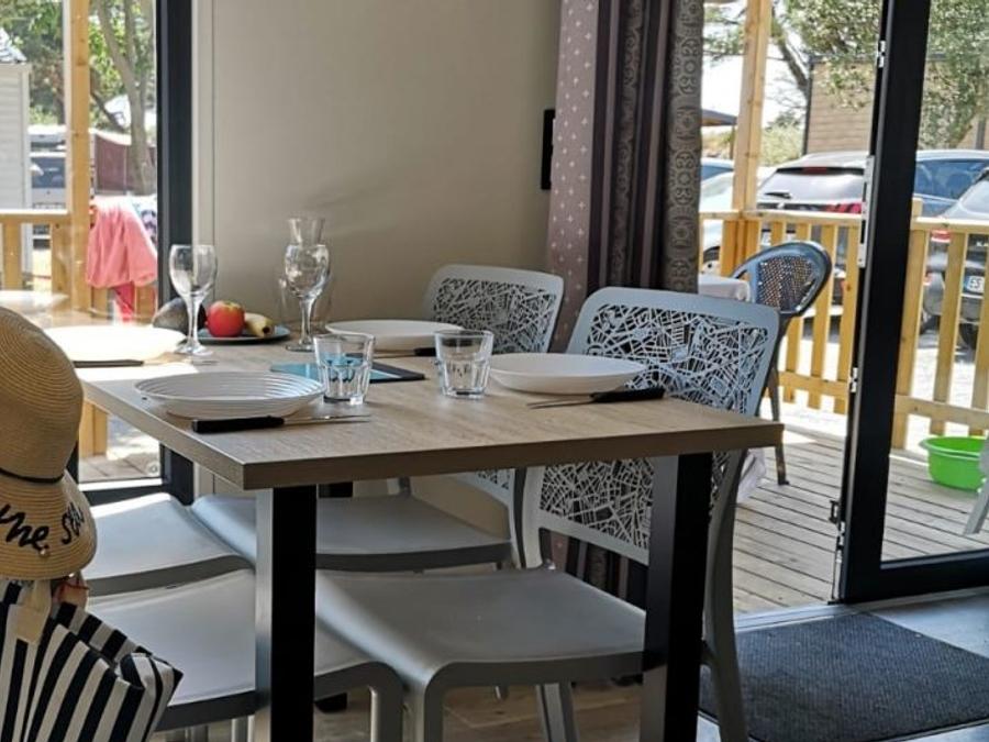 Mobilhome 4 personnes - Mobil-home Timoé Lodge - 2 chambres - 29.50m² 4 pers 2
