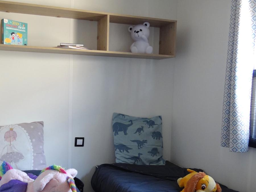 Mobilhome 4 personnes - Mobil-home Timoé Lodge - 2 chambres - 29.50m² 4 pers 7