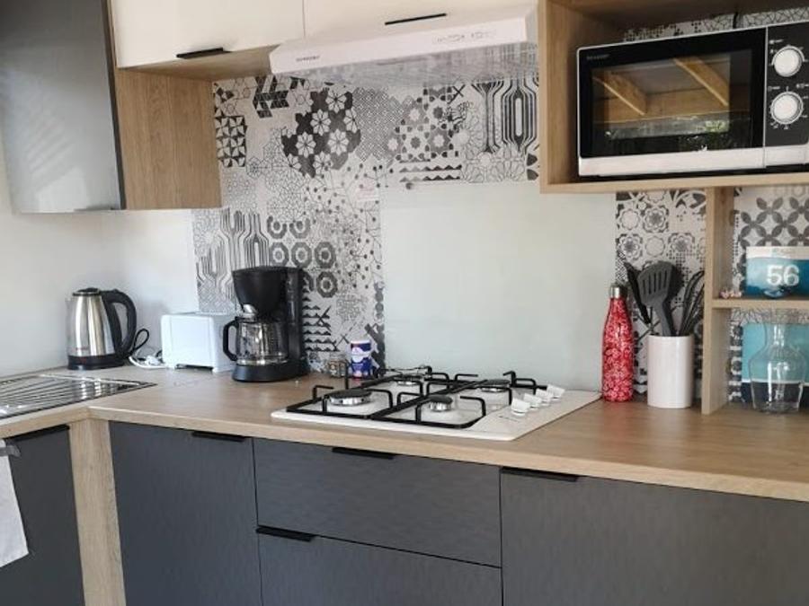 Mobilhome 4 personnes - Mobil-home Timoé Lodge - 2 chambres - 29.50m² 4 pers 1