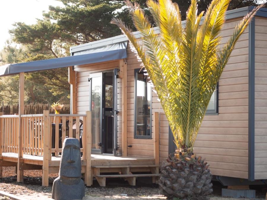 Mobilhome 4 personnes - Mobil-home Timoé Lodge - 2 chambres - 29.50m² 4 pers 4