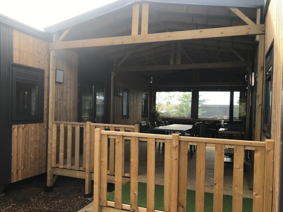 Mobilhome 12 personnes - Mobile Home Tropical Lodge Family AVEC JACUZZI- 36.80 m²/MH - 6 Ch/12 pers - TRIBU XXL 12 pers 12