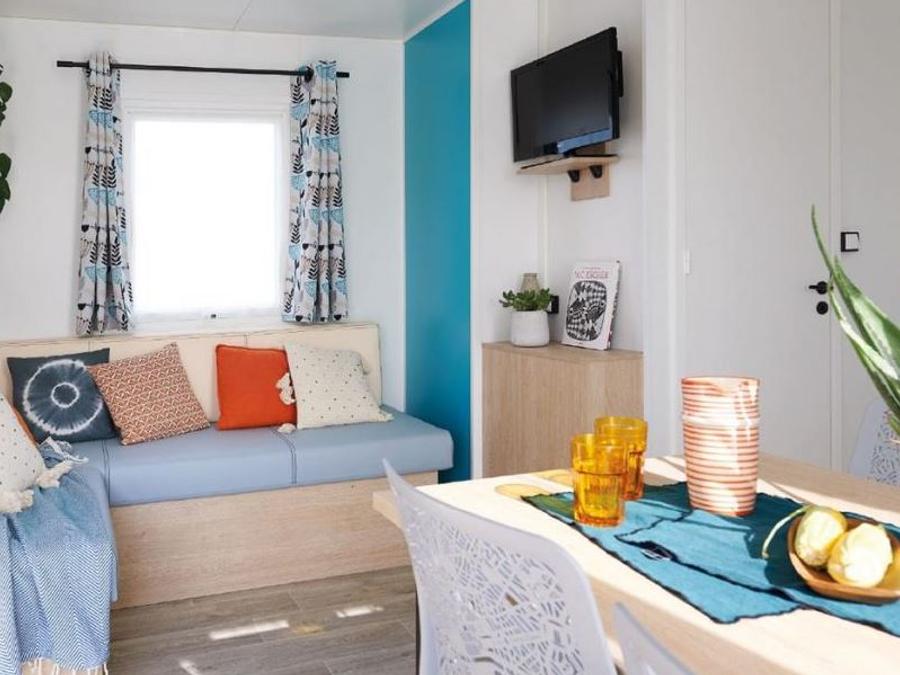 Mobilhome 12 personnes - Mobile Home Tropical Lodge Family AVEC JACUZZI- 36.80 m²/MH - 6 Ch/12 pers - TRIBU XXL 12 pers 4