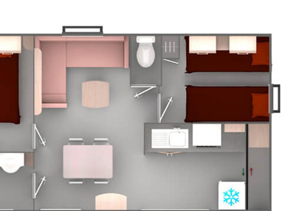 Mobilhome 4 personnes - Confort 2 chambres - Evo29 10