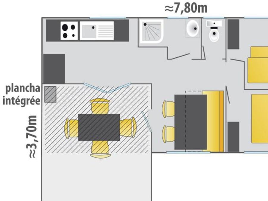 Mobilhome 5 personnes - RONDIN 7