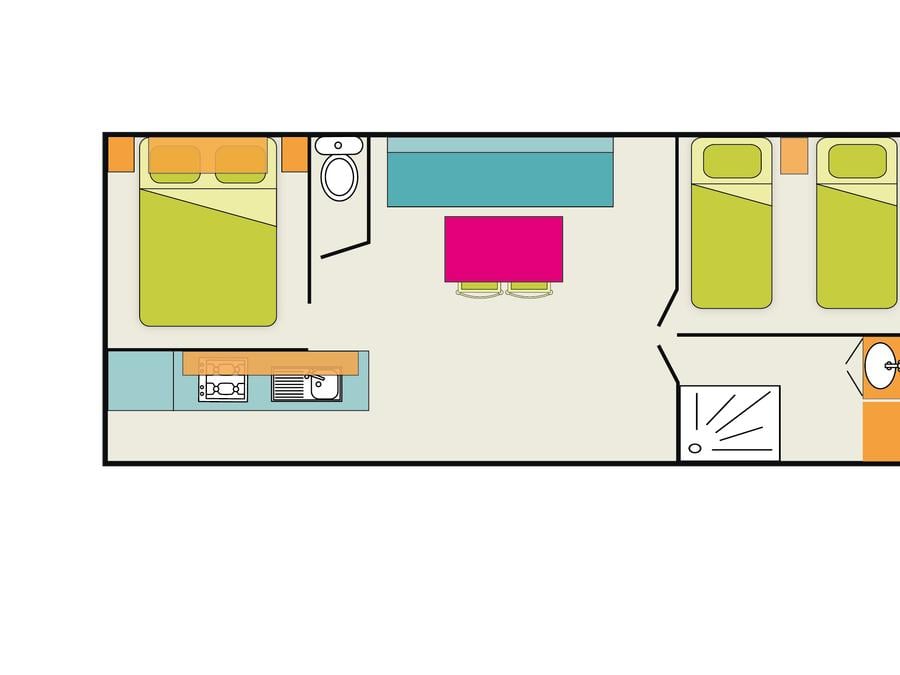 Mobilhome 4 personnes - EDEN Duo 2/4 pers 6