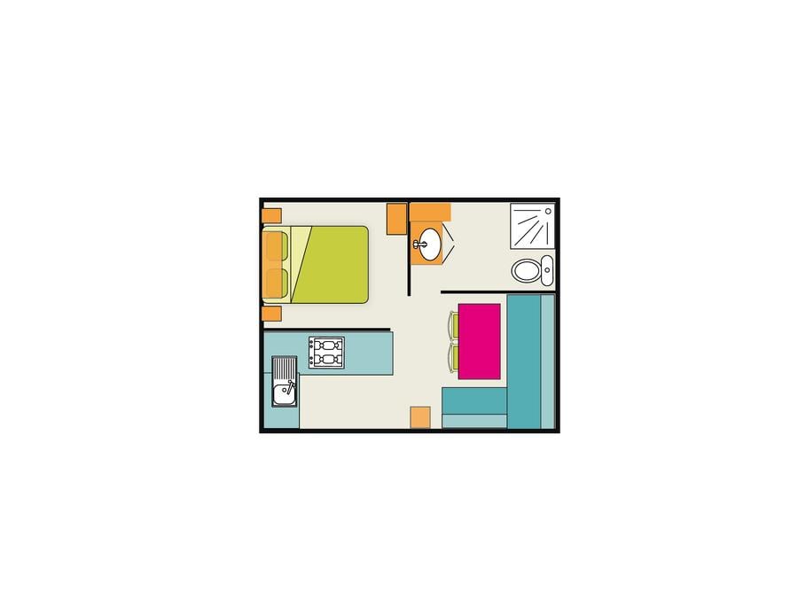 Mobilhome 2 personnes - EDEN Compact 2 pers 5