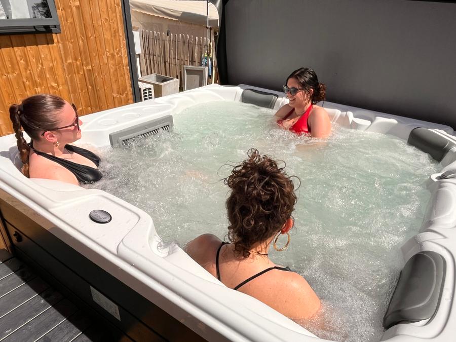 Mobilhome 6 personnes - Mobil home Privilège 3 37m² 2 salles de bain avec Spa 7