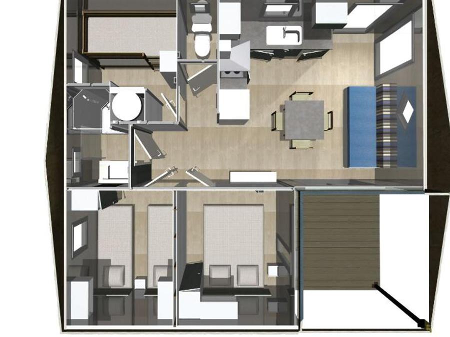 Chalet 6 personnes - 33 m2 7