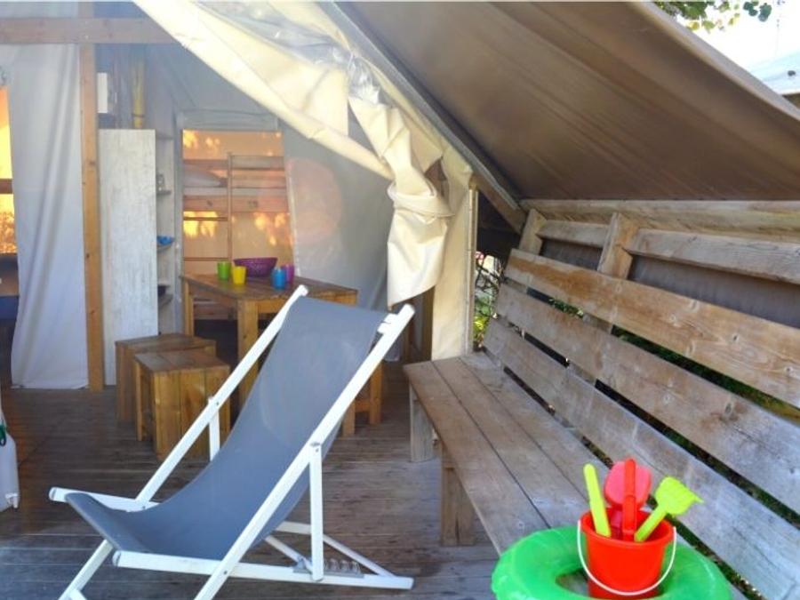 Bungalow toilé 4 personnes - Junior 2 chambres 17m² - sans sanitaires 4