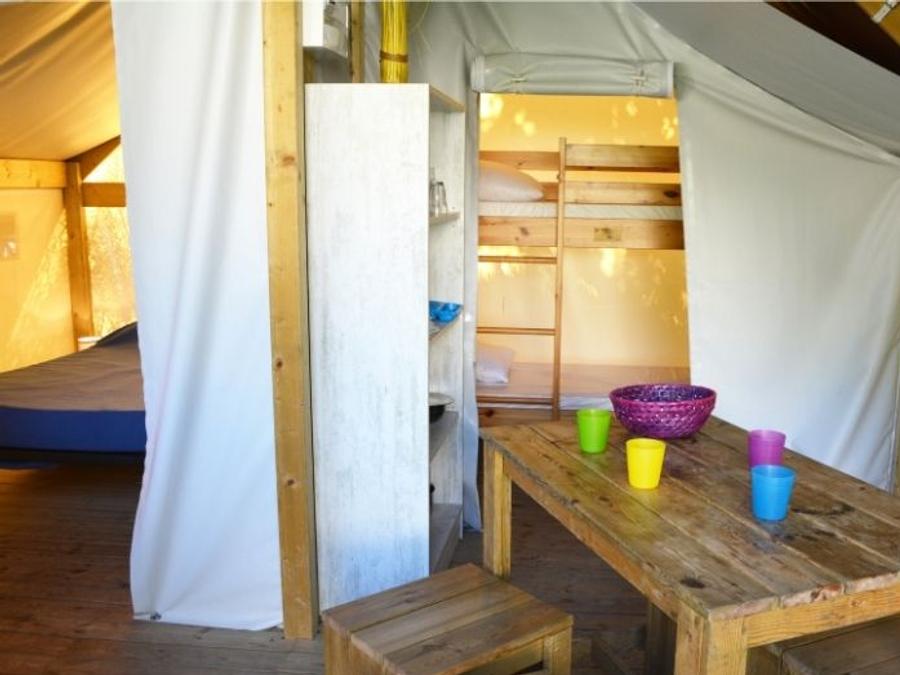 Bungalow toilé 4 personnes - Junior 2 chambres 17m² - sans sanitaires 1