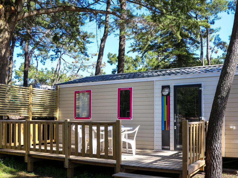 Mobilhome 6 personnes - BERMUDES 31.50m² - 3 chambres - 6 personnes, avec terrasse bois 0