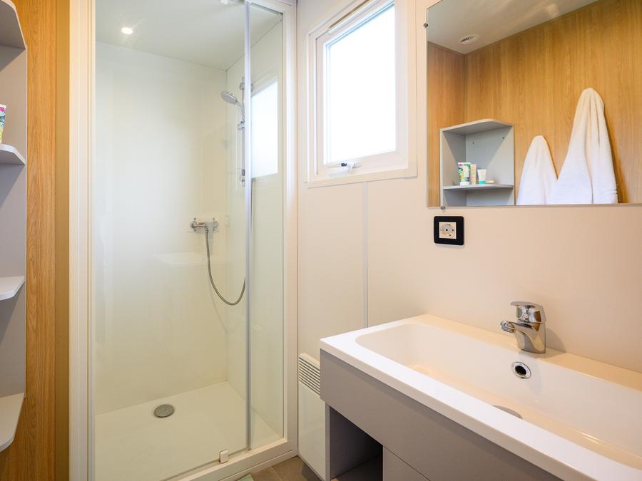 Mobilhome 5 personnes - COTTAGE CONFORT 2 ch. 4/5 pers. - 30m2 - terrasse couverte 5