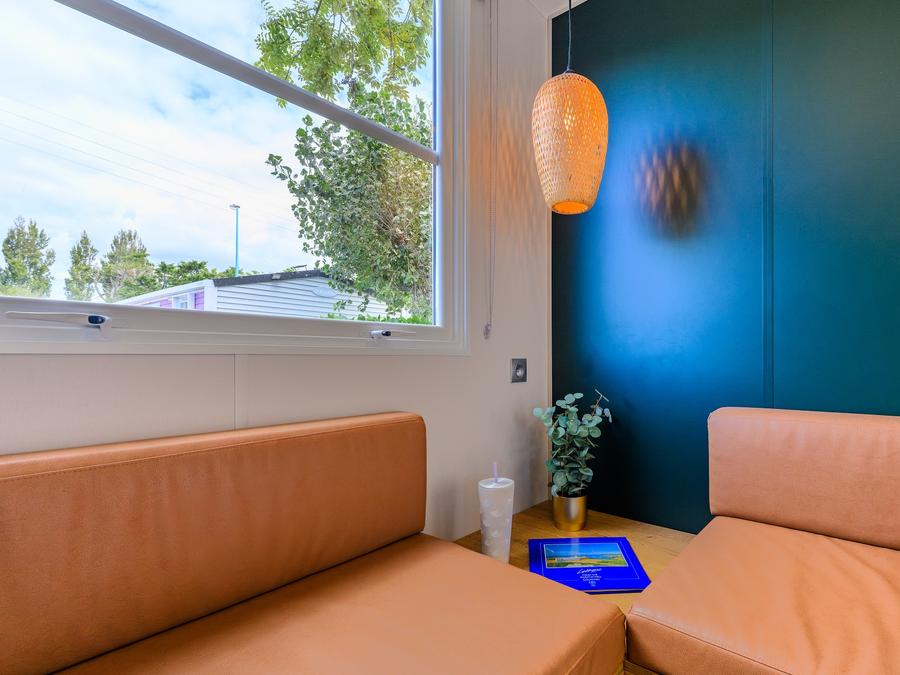 Mobilhome 6 personnes - SIGNATURE PRESTIGE 3 ch. 6 pers. - 36m2 - terrasse couverte 6 pers 4