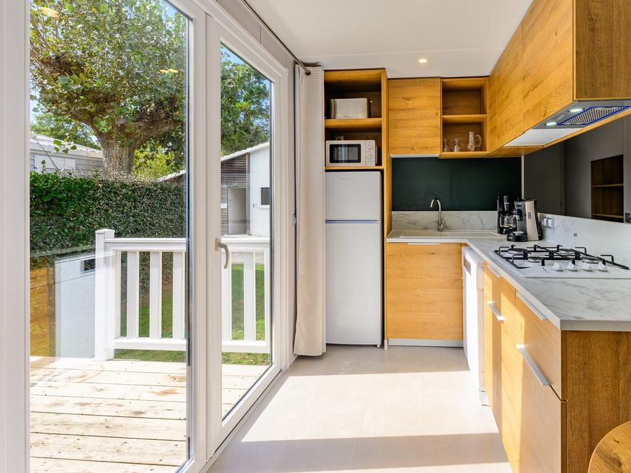 Mobilhome 6 personnes - SIGNATURE PRESTIGE 3 ch. 6 pers. - 36m2 - terrasse couverte 6 pers 3
