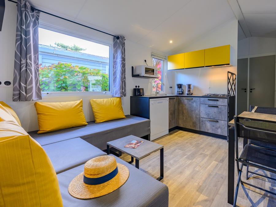 Mobilhome 8 personnes - SIGNATURE PRESTIGE 4 ch. 8 pers. - 40m2 - terrasse couverte 3