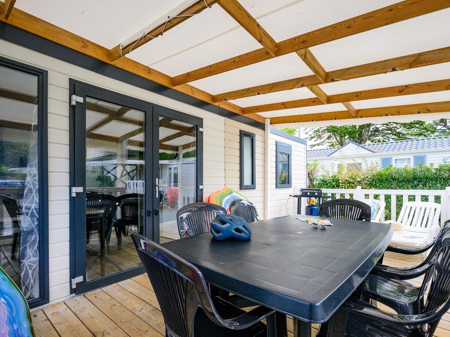 Mobilhome 8 personnes - SIGNATURE PRESTIGE 4 ch. 8 pers. - 40m2 - terrasse couverte 1