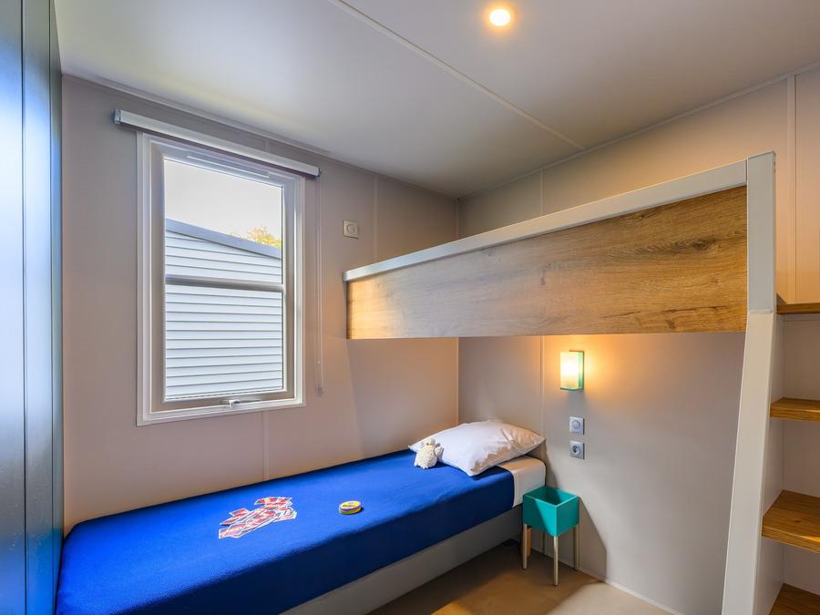 Mobilhome 6 personnes - COTTAGE CONFORT 3 ch. 6 pers. - 35m2 - terrasse couverte 6