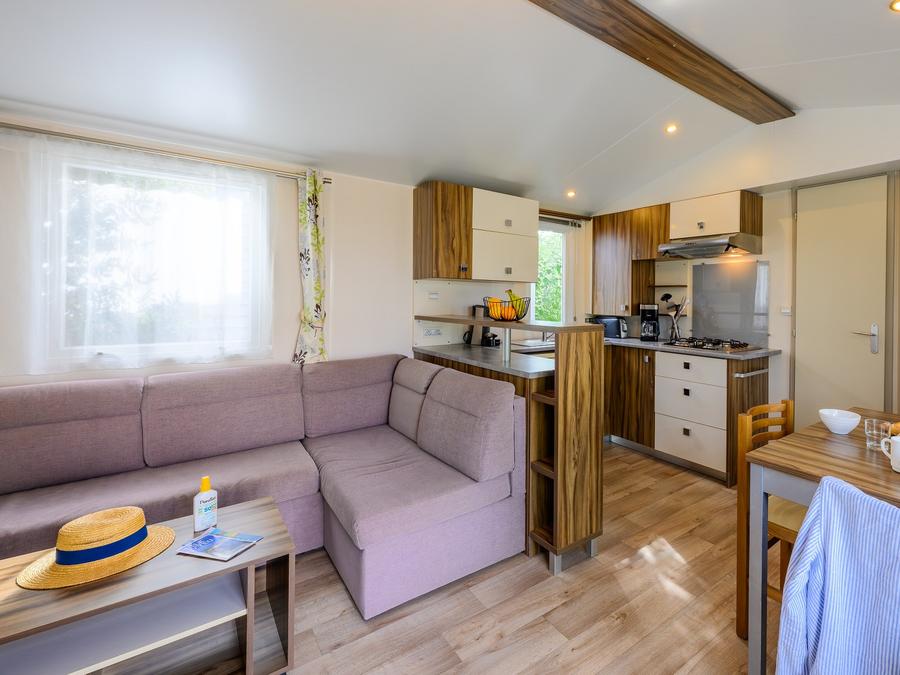 Mobilhome 6 personnes - LOISIR CONFORT 3 ch. 6 pers. - 36m2 - terrasse couverte 3