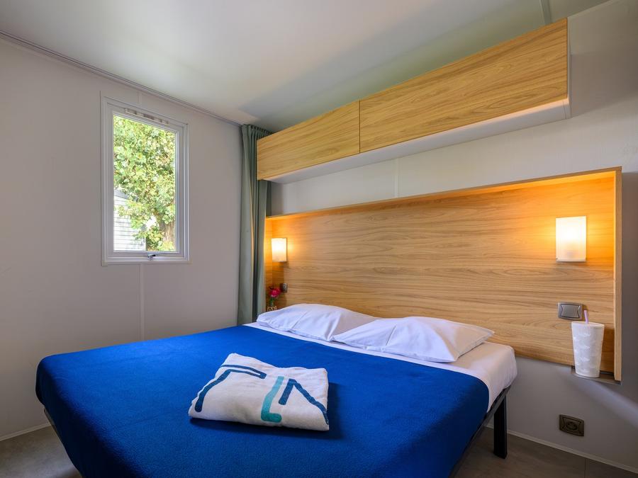 Mobilhome 5 personnes - D/COTTAGE CONFORT 2 ch. 4/5 pers. - 30m2 - terrasse parasol 4