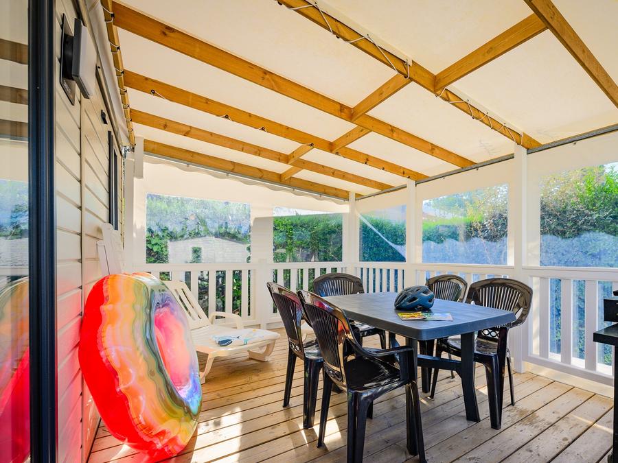 Mobilhome 4 personnes - D/ SIGNATURE PRESTIGE 2 ch. 4 pers. - 34m2 - terrasse couverte 1
