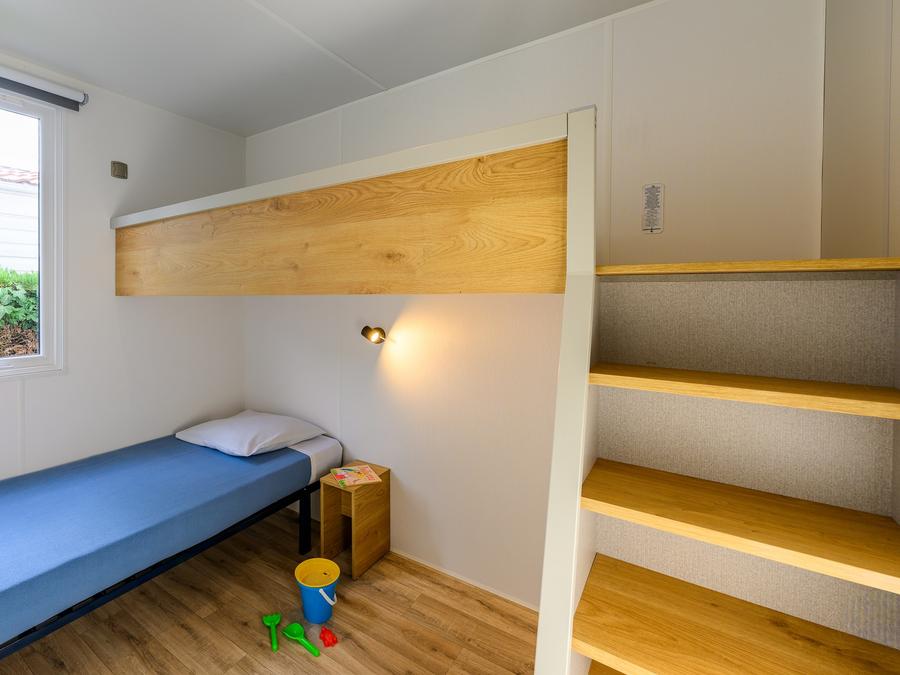 Mobilhome 6 personnes - COTTAGE CONFORT 3ch. 6 pers. - 35m2 - terasse parasol 6