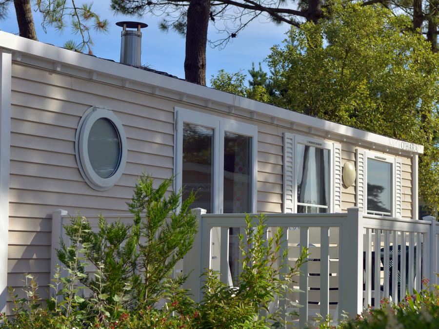 Mobilhome 5 personnes - COTTAGE CONFORT 2 ch. 4/5 pers. - 30m2 - terrasse parasol 5 pers 14