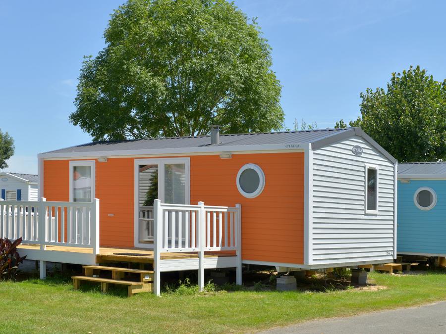 Mobilhome 5 personnes - COTTAGE CONFORT 2 ch. 4/5 pers. - 30m2 - terrasse parasol 5 pers 15