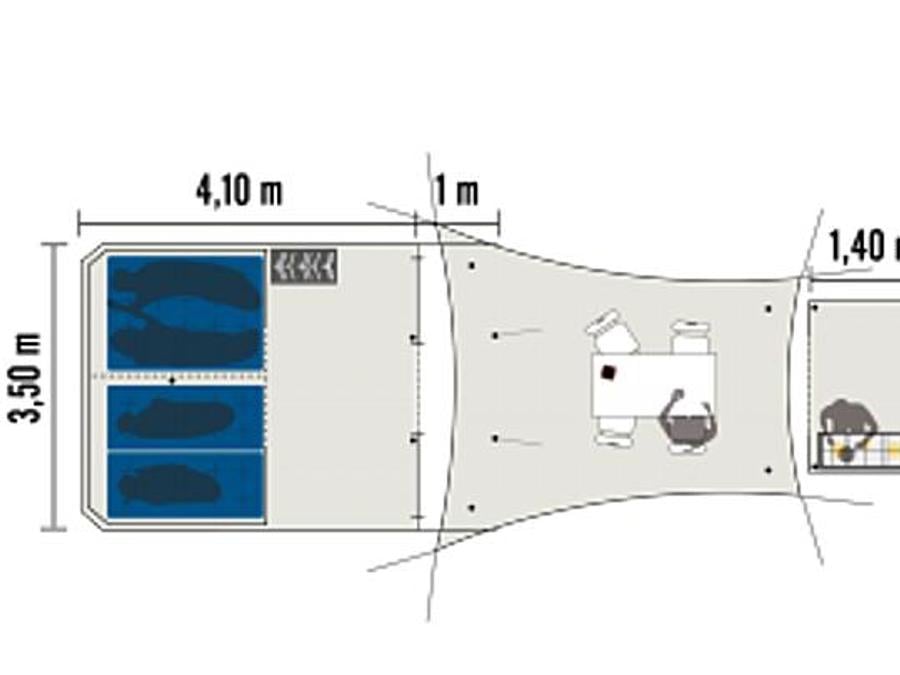 Tente 4 personnes - La Tot prêt à camper 2ch. 4 pers 4