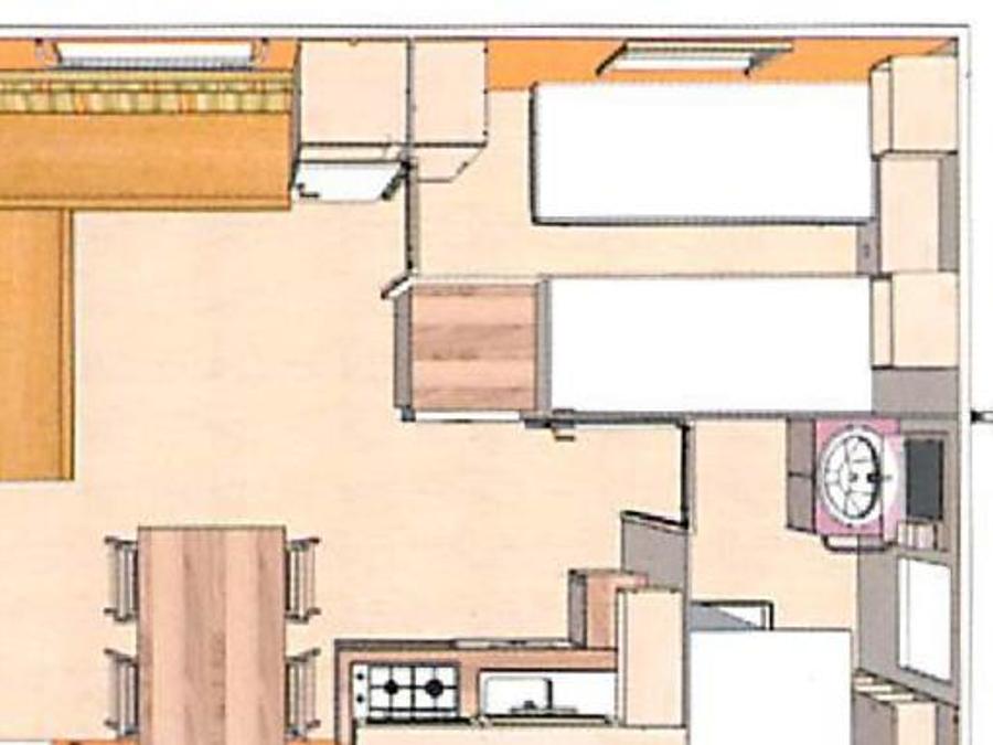 Mobilhome 4 personnes - La Maraîchin 2ch. 4 pers 4