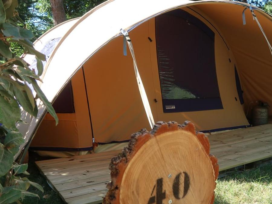 Tente 5 personnes - La Tot'prête à camper 5 pers 2ch. 5 pers 3