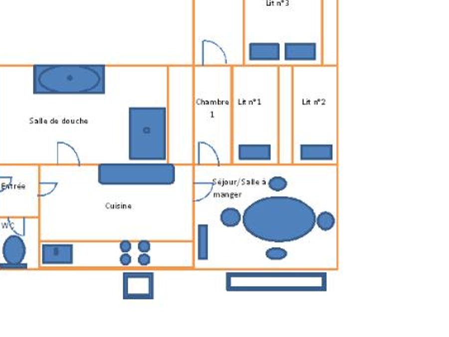 Appartement 4 personnes - N°2 (chambres traversantes) 7