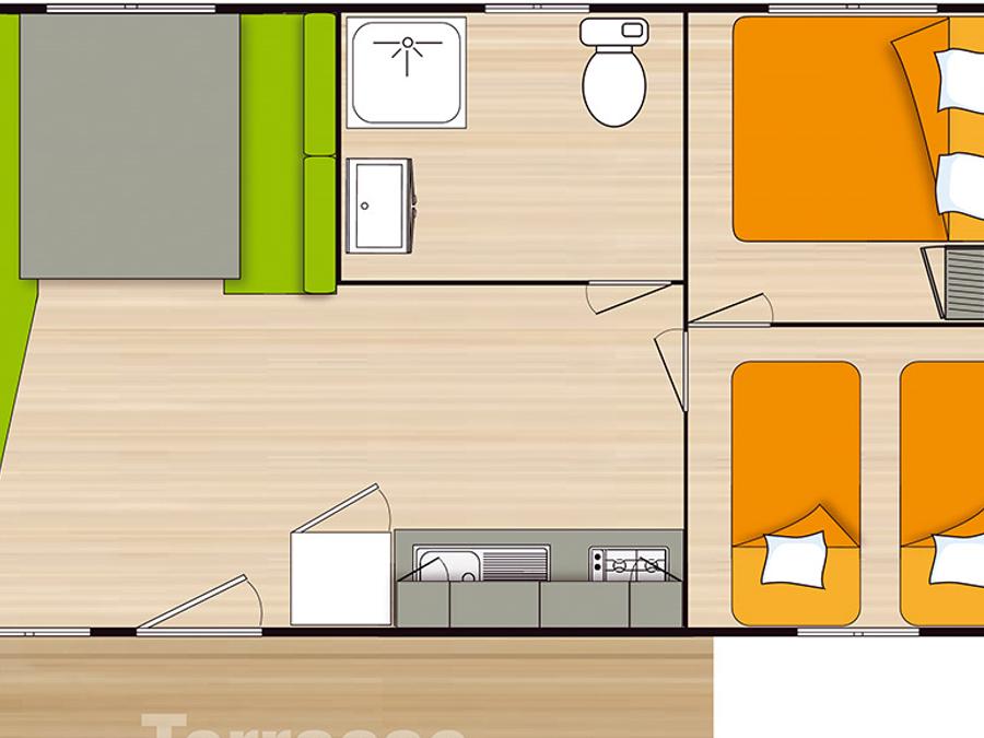 Mobilhome 4 personnes - Classique 11