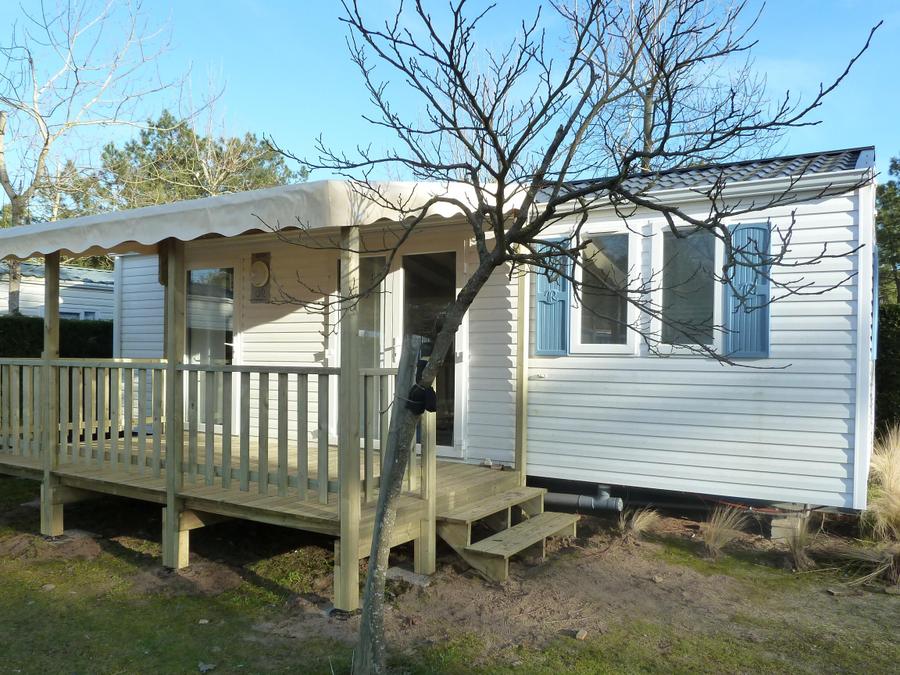 Mobilhome 4 personnes - MOBIL-HOME 2 CHAMBRES TERRASSE SEMI COUVERTE 4 pers 0