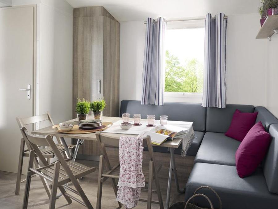 Mobilhome 6 personnes - MOBIL-HOME 3 CHAMBRES TERRASSE SEMI COUVERTE 6 pers 1